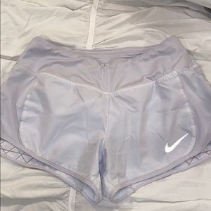 White Nike Athletic shorts